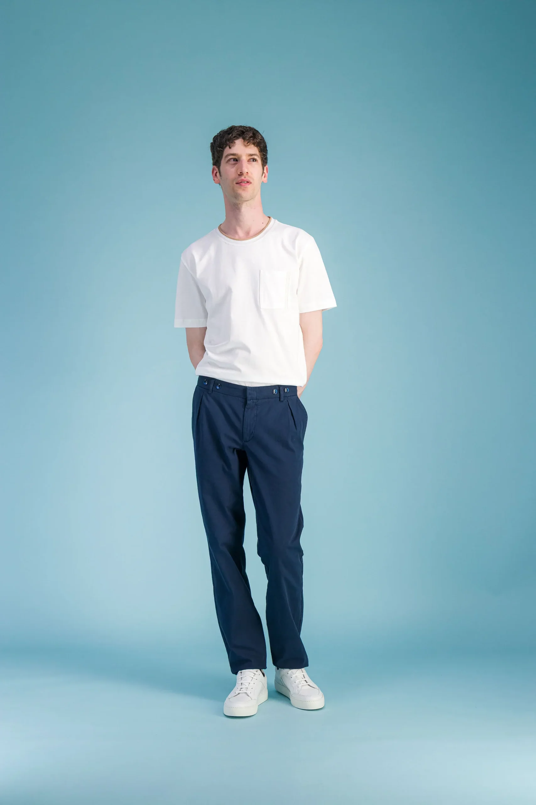 Premium’ white organic cotton T-shirt - Image 2