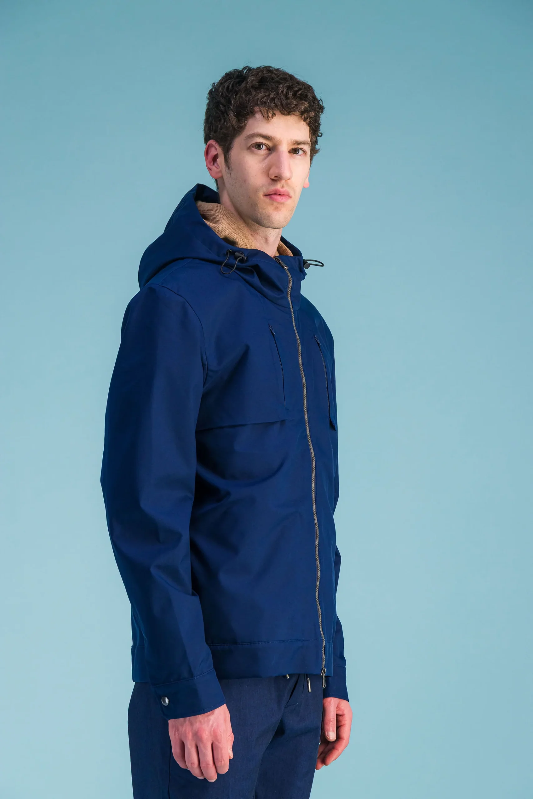 Alpinist’ waterproof jacket blue - Image 6