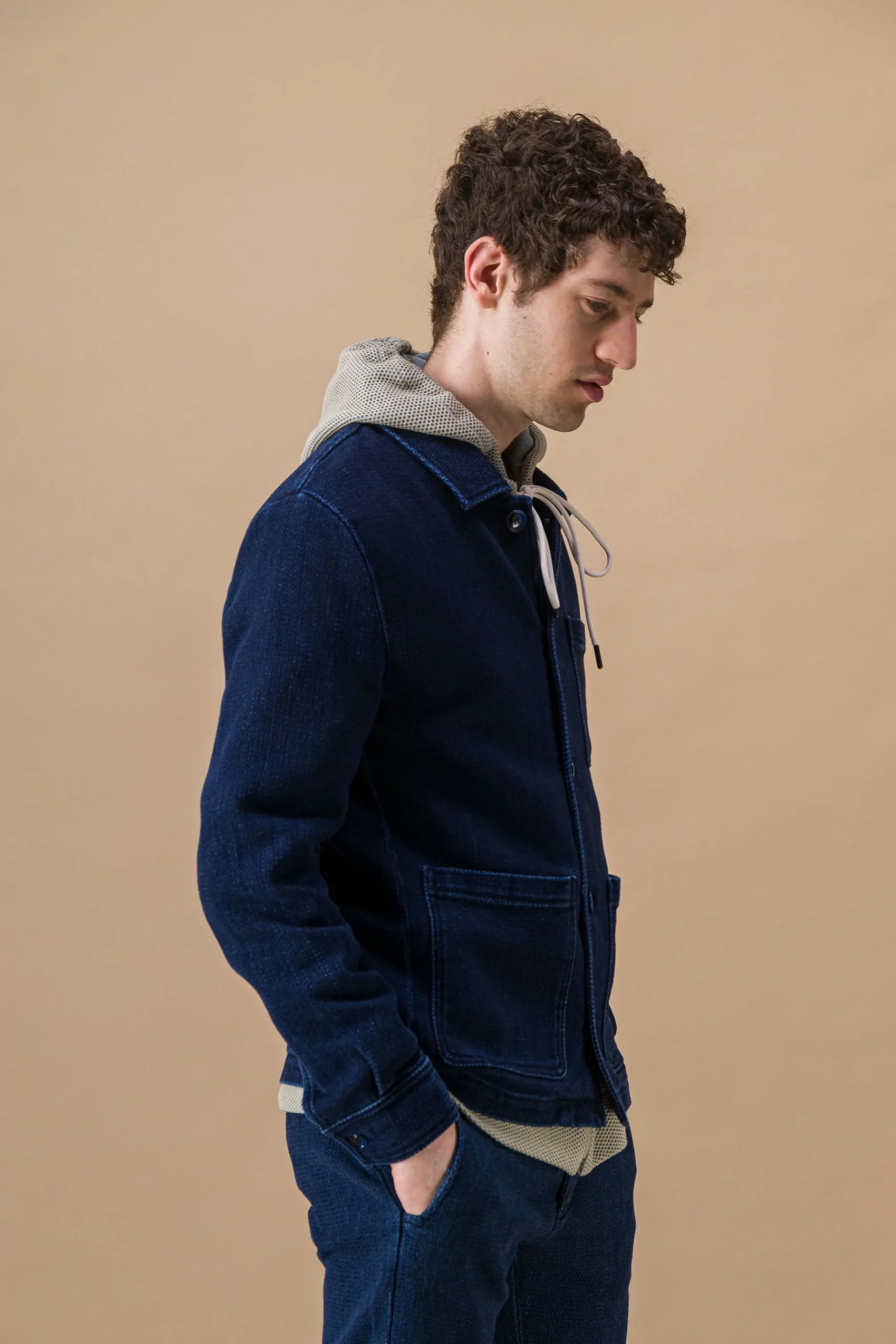 Japanse denim stone Workwear Jacket - Image 3