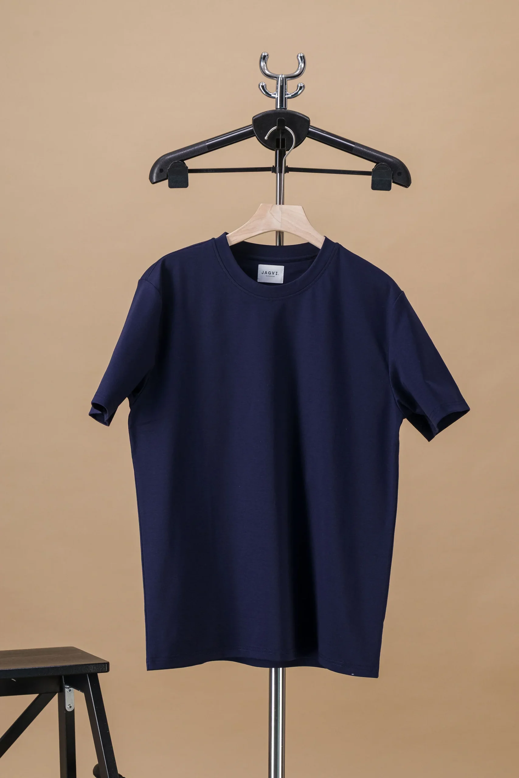 Japanese organic cotton navy T Shirt - Image 2