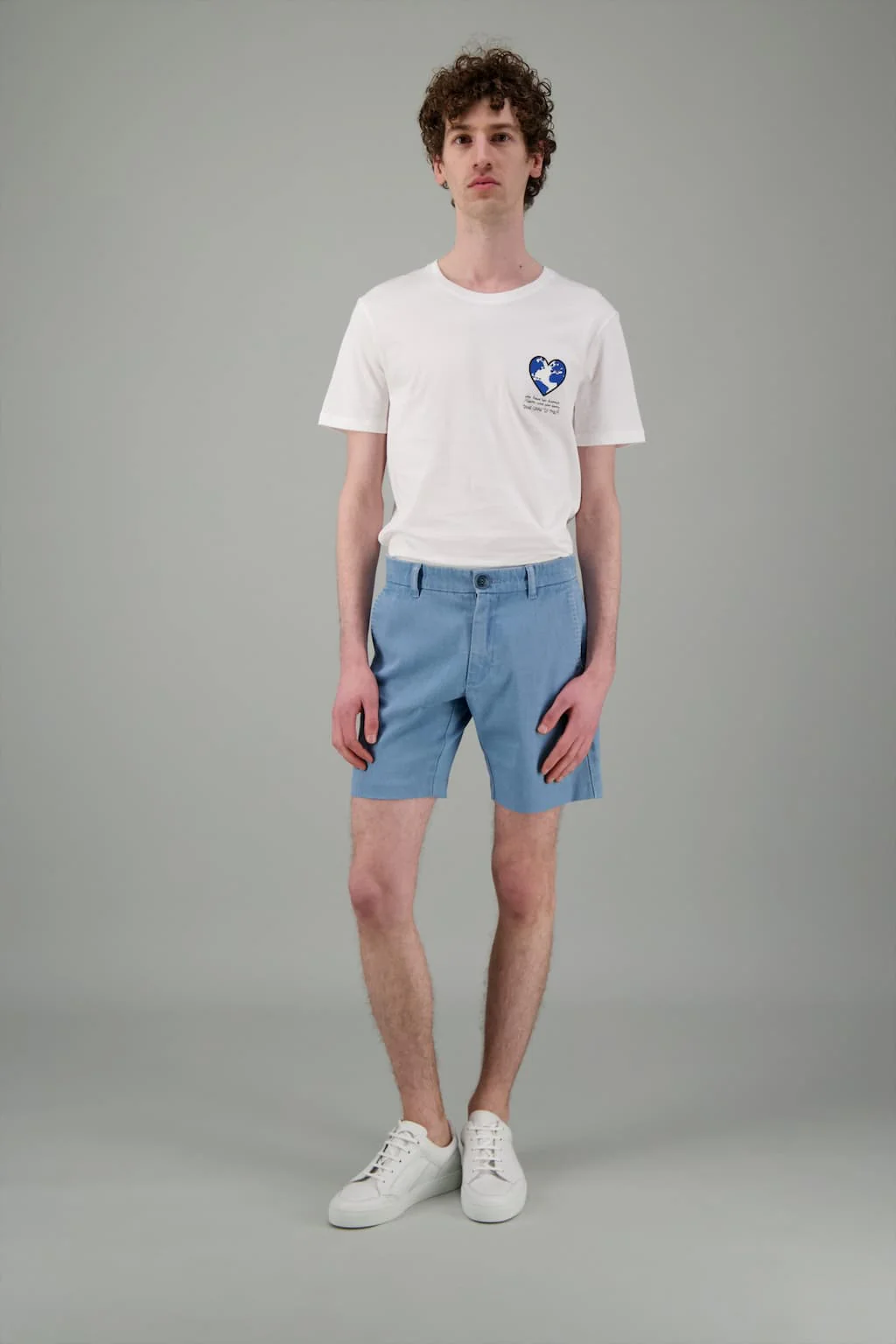 Japanese organic cotton blue planet T Shirt - Image 5