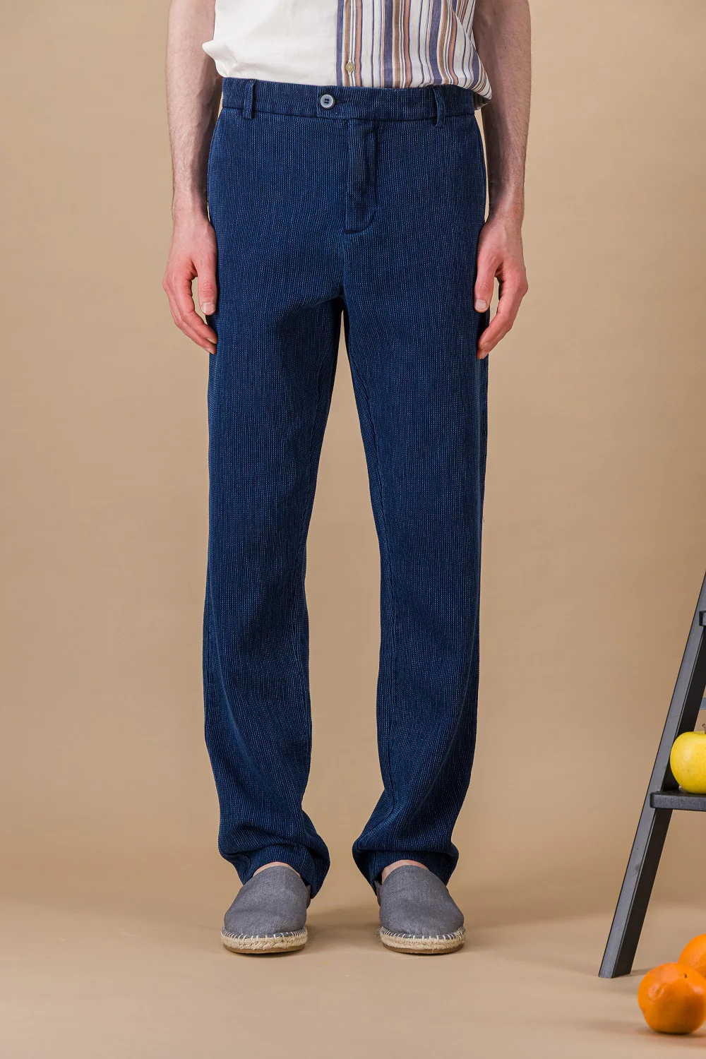 Organic Japanese Denim City Pant (8 oz) — Stone